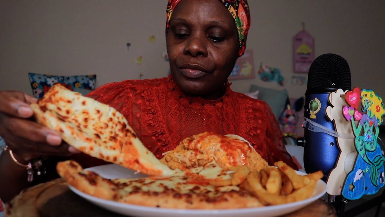 ASMR Pizza And Tacos Eating Sounds