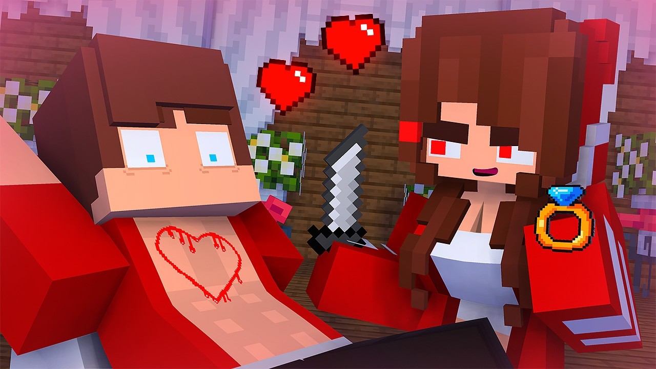 MAIZEN : JJ is Marrying JJ Sister CRAZY LOVE - Minecraft Animation JJ & Mikey