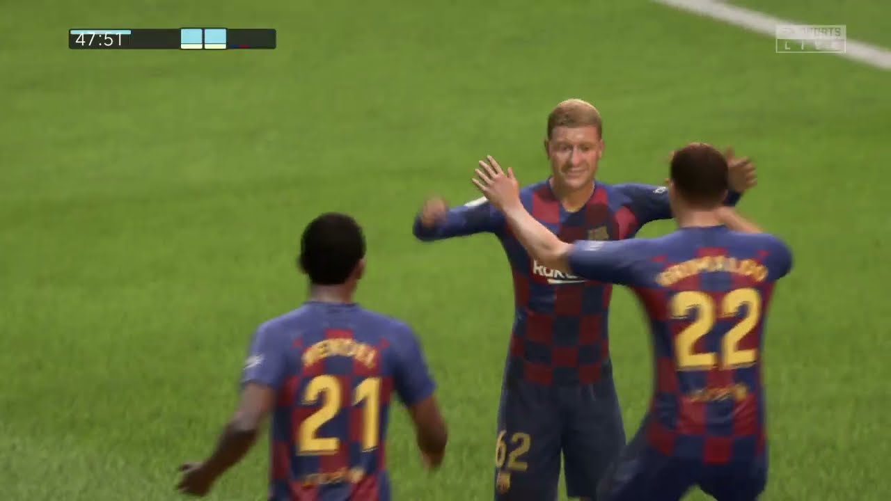 #fifa20 Sevilla FC - FC Barcelona / La Liga Santander / 4 тур / Первый матч БАБАНОВА за Барселону