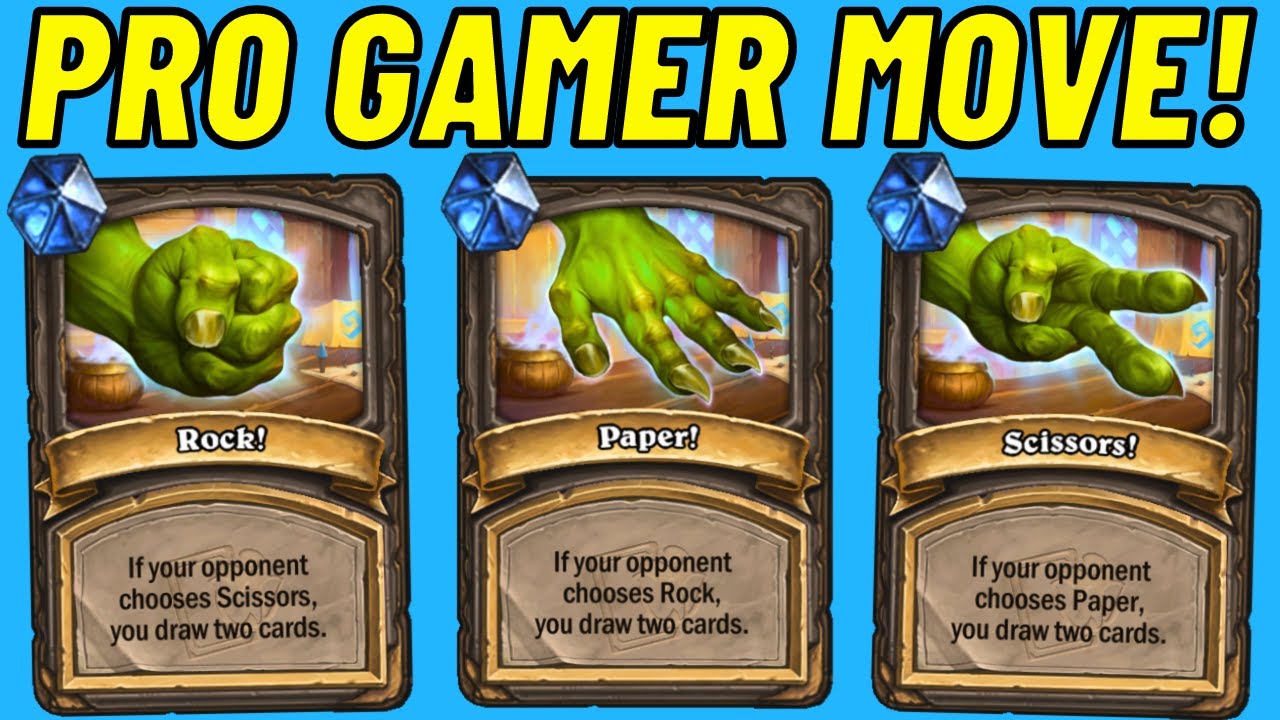 Hearthstone is Literally Rock Paper Scissors Now! Pro Gamer OTK!
