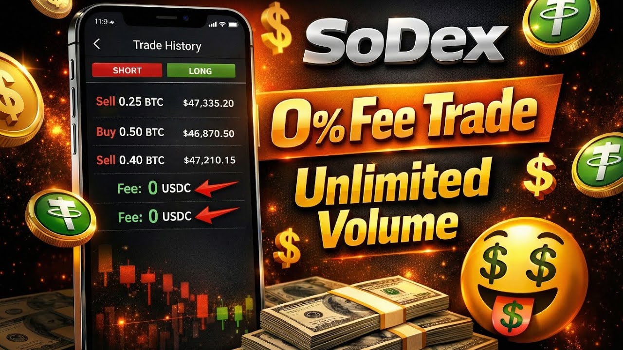 Sosovalue - Sodex 0% Fee Trade Tutorial || New perpetual Dex Airdrop 2026