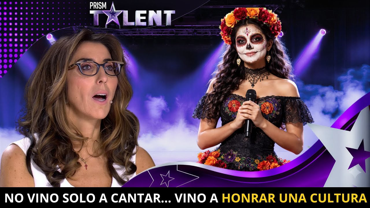 🇲🇽 Salió vestida de Día de Muertos y su versión de La Llorona paralizó el escenario.