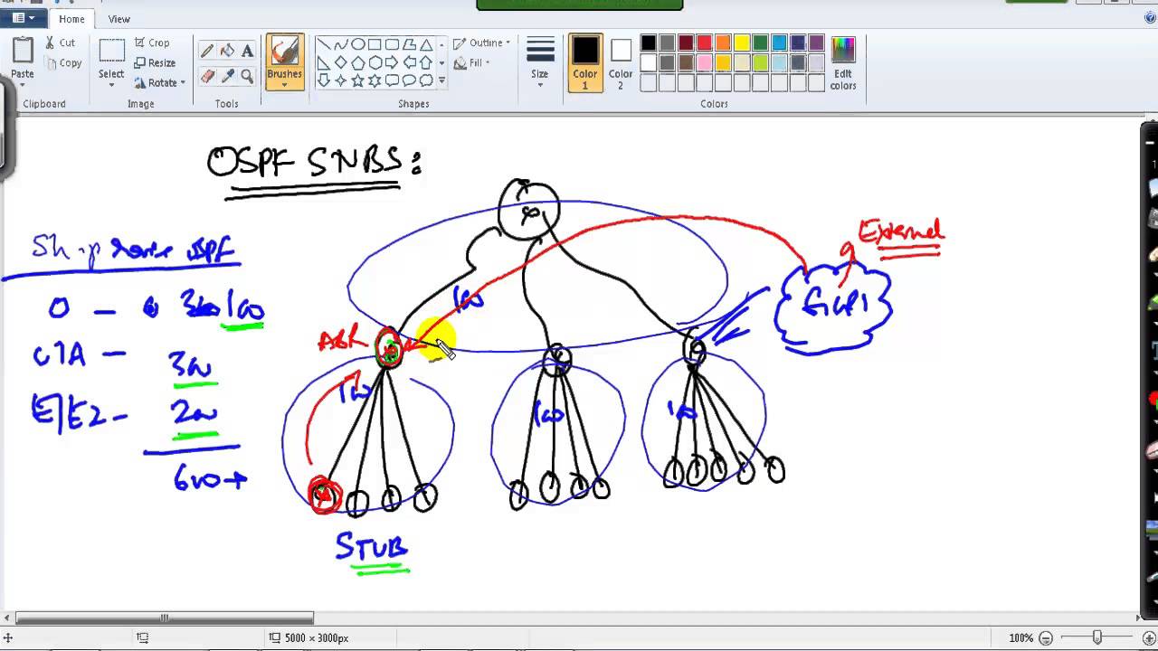 Заглушки OSPF