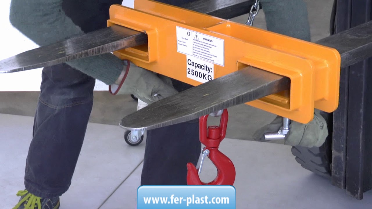 Gancio per forche del carrello elevatore MKFP 2500 - www.fer-plast.com