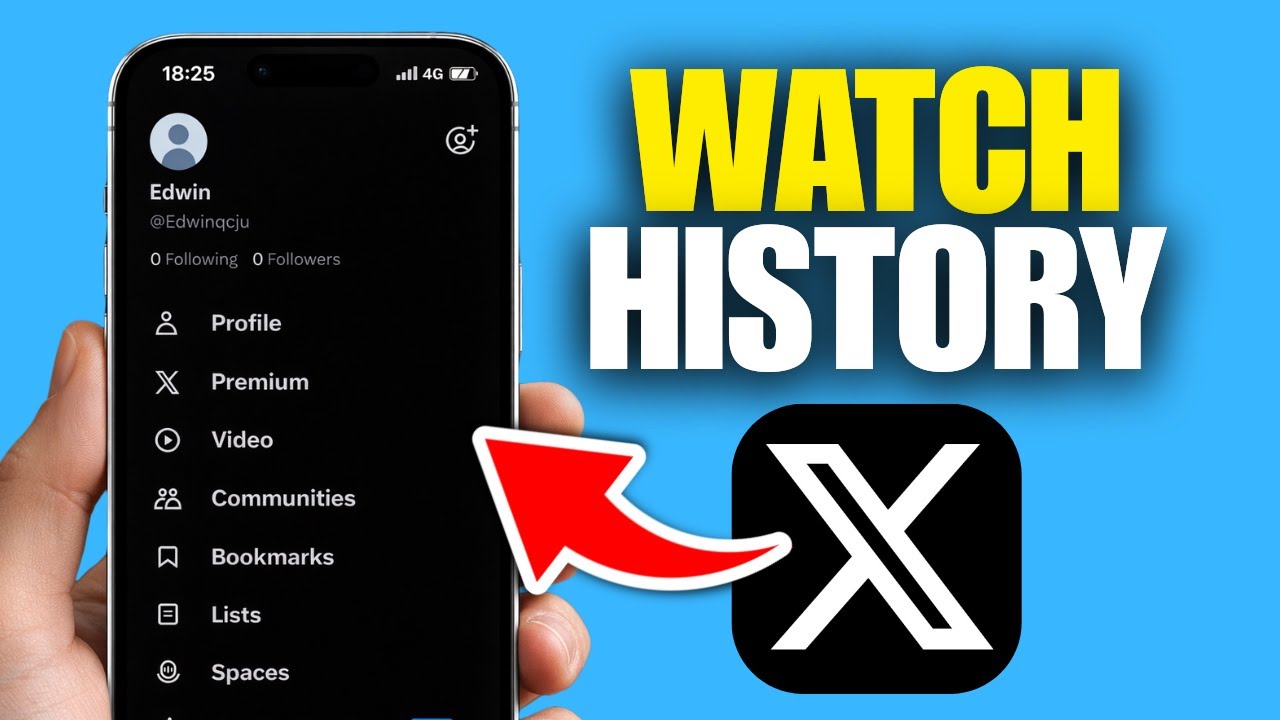 How To Find Watch History On X (Twitter)