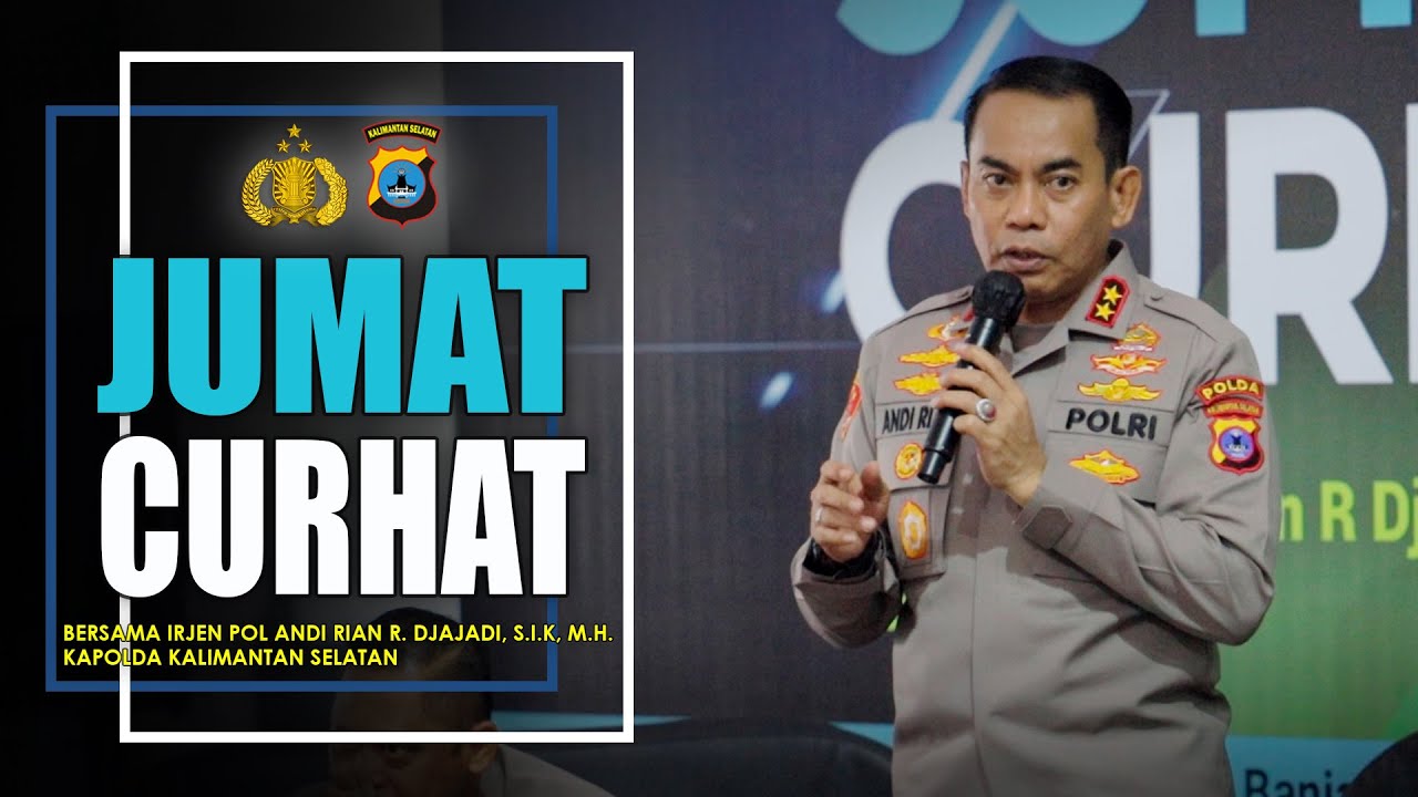 JUMAT CURHAT BERSAMA KAPOLDA KALSEL IRJEN POL ANDI RIAN DI PELABUHAN PENUMPANG TRISAKTI BANJARMASIN