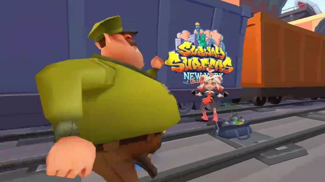 SUBWAY SURFERS GAMEPLAY PC HD P1215 NEW YOURK Спасибо всем персонажам White Rabbit - Friv4T