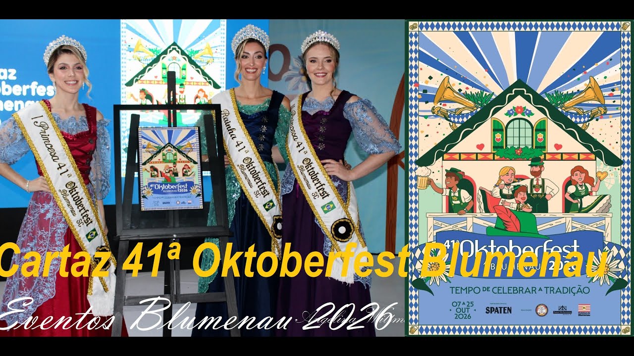 NÚMEROS DA 40ª E ARTE DO CARTAZ DA 41ª OKTOBERFEST BLUMENAU