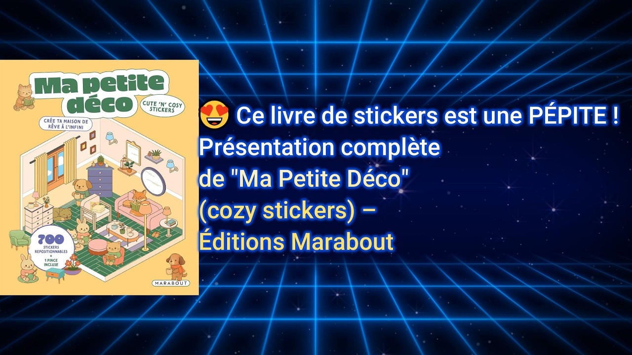 😍 Ce livre de stickers est une PÉPITE ! Présentation complète de 