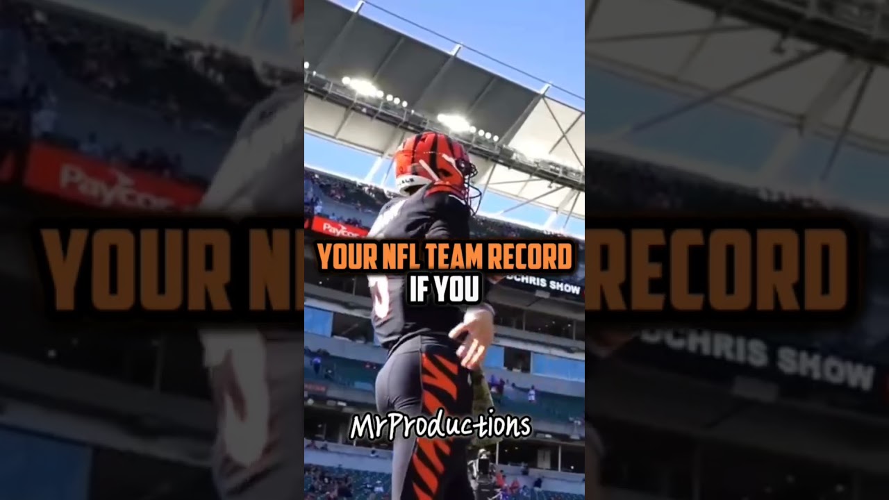 Your nfl team record next season if you 