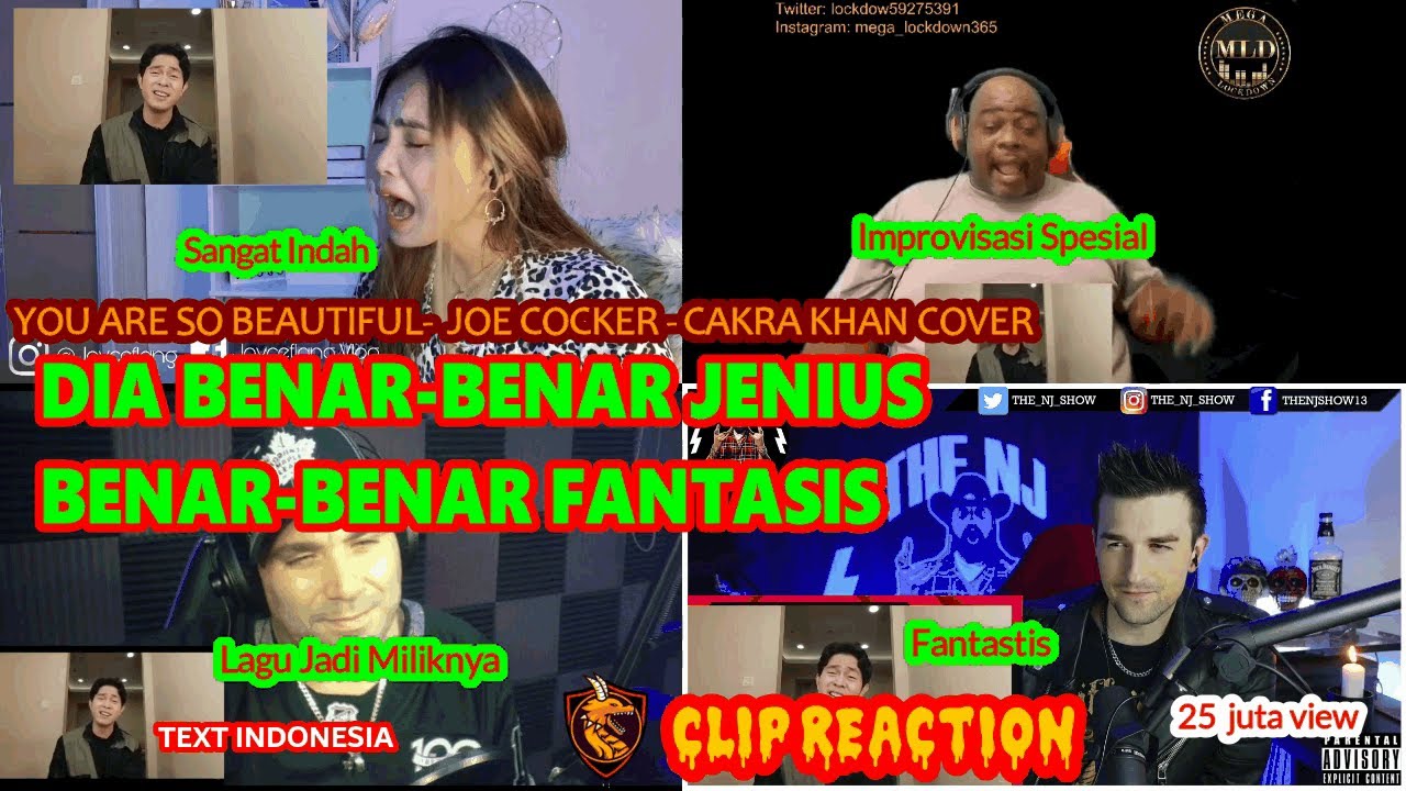 DIA BENAR-BENAR JENIUS, BENAR-BENAR FANTASTIS - REACTION 4 CAKRA KHAN – YOU ARE SO BEAUTIFUL