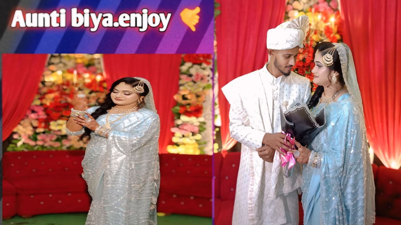 আনটির বিয়ের অনুষ্ঠান.! ❤️🤘 #minivlog #marriage #youtubevideos #enjoy #wedding #bangli_vlog #foryou 
