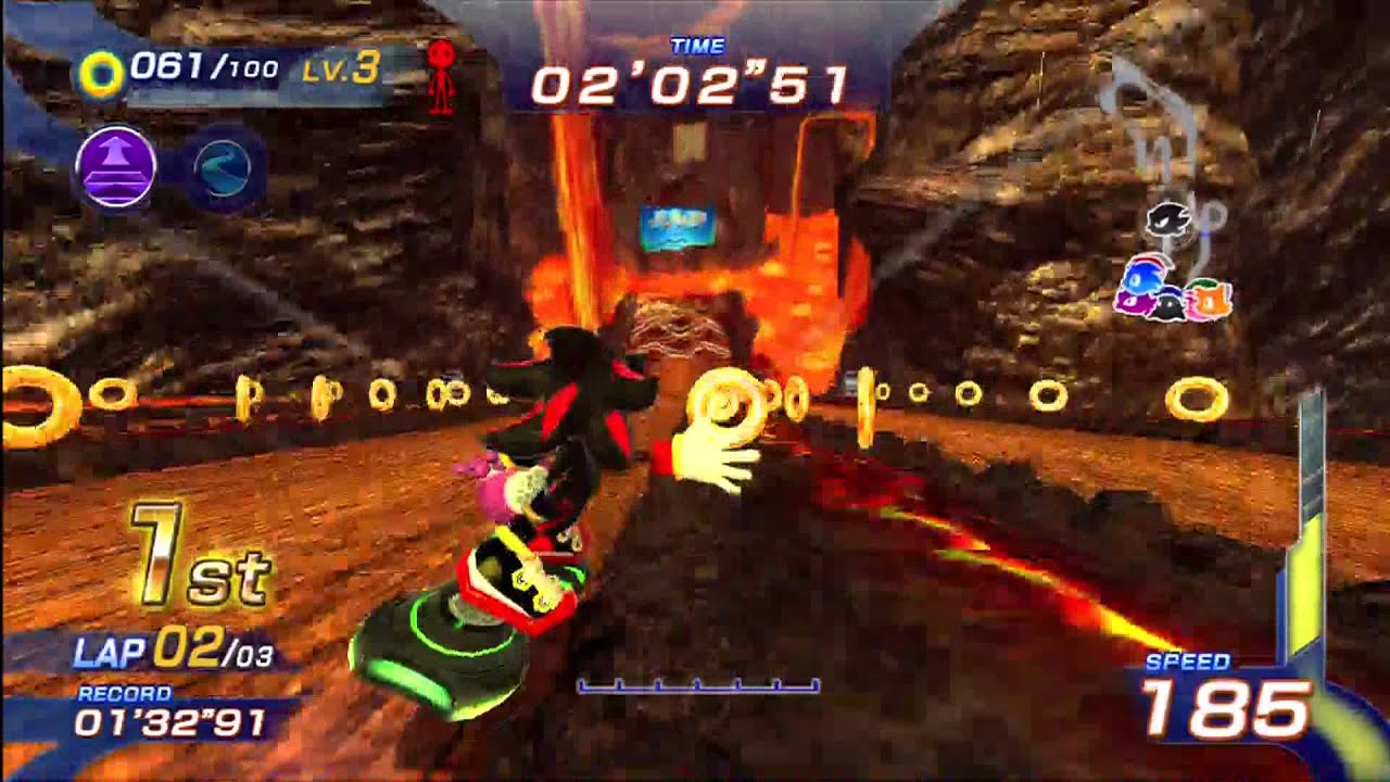 Sonic Free Riders: Magma Rift (Expert / Free Race) [1080 HD]