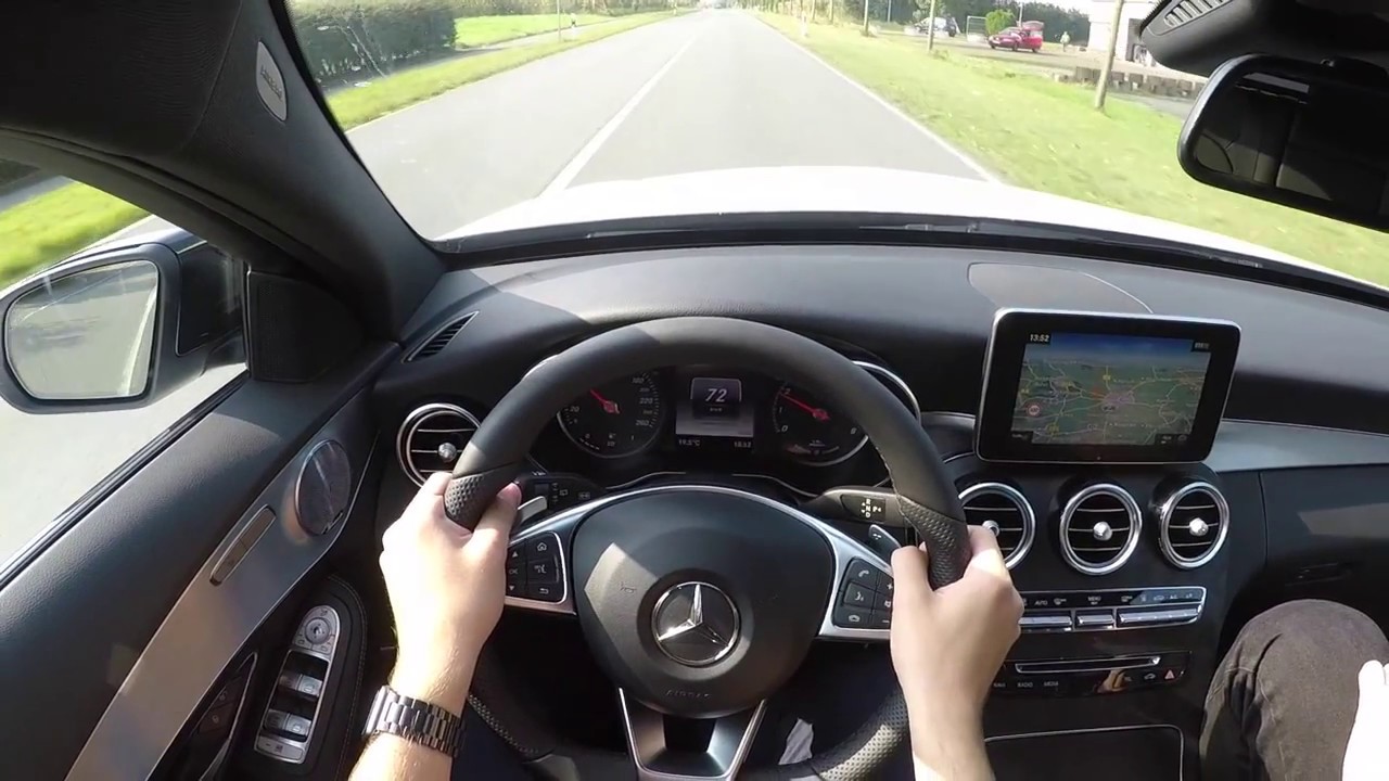 Mercedes-Benz C 350 e T-Modell PoV Ride incl. 200+ kph on German Autobahn