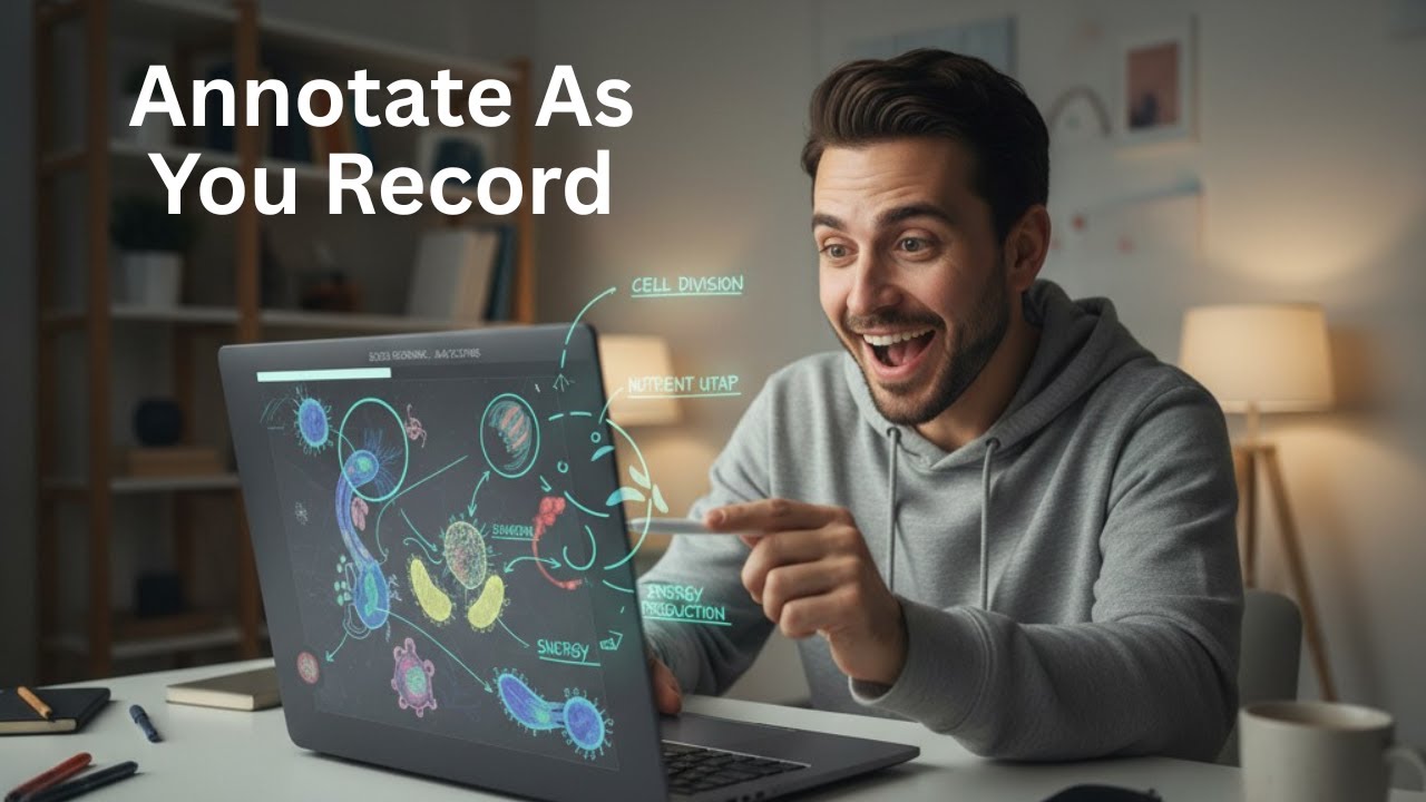 Annotate As You Record Your Screen Life - Democreator