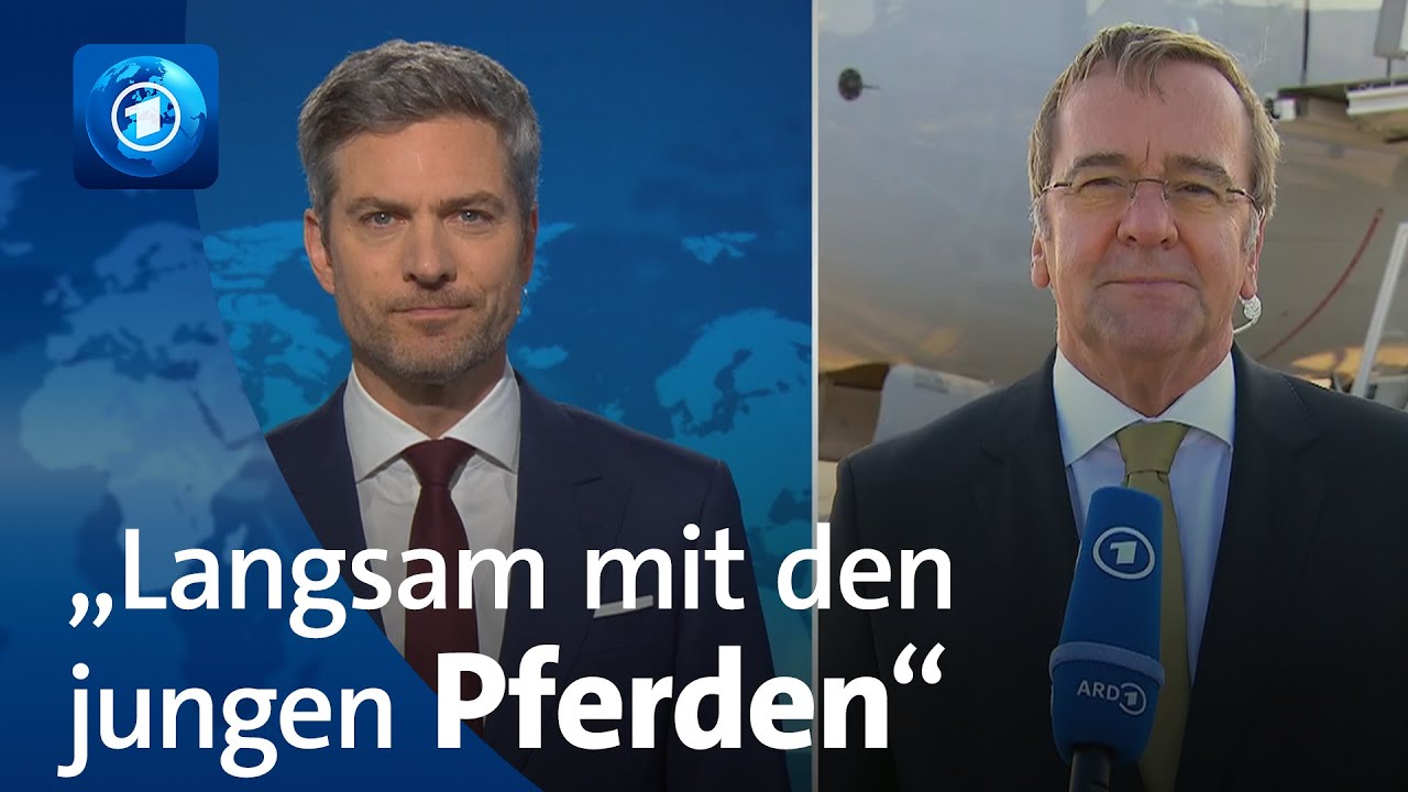 Verteidigungsminister Pistorius zu Problemen mit neuen Funkger&auml;ten | tagesthemen-Interview