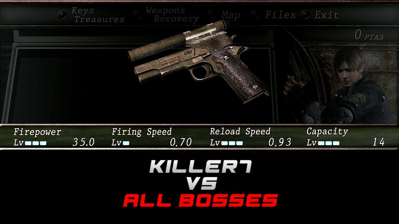 Killer7 VS All Bosses - Resident Evil 4 HD Project