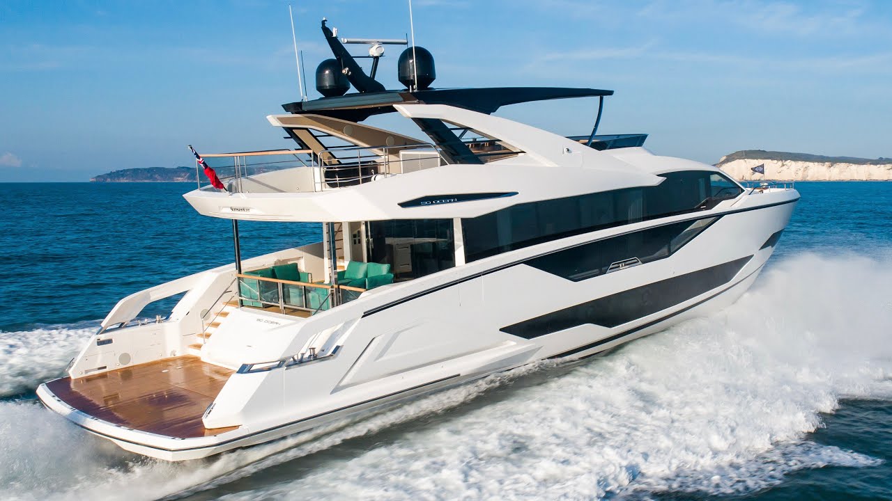 Тур на суперъяхте стоимостью 7,1 миллиона фунтов стерлингов: Sunseeker 90 Ocean