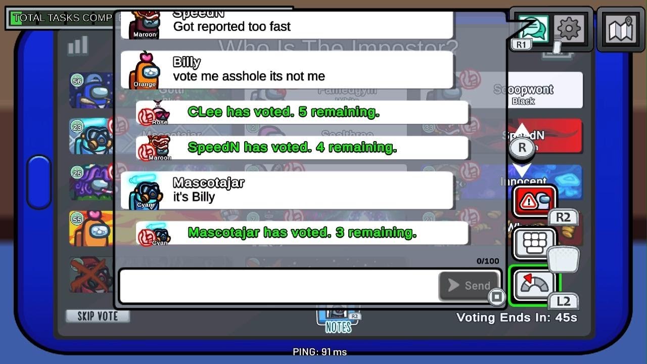 Among Us 1 lost 1 win i clutch