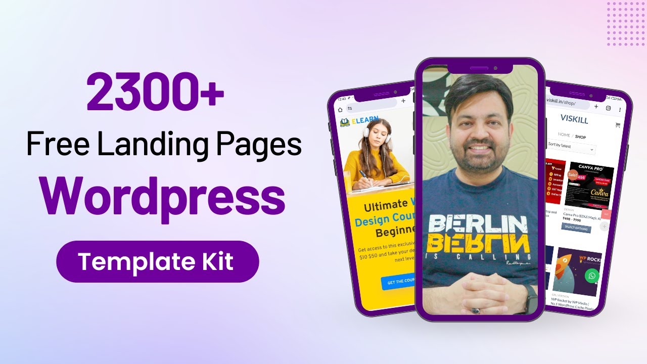 Free Elementor Landing Page Templates Kits With 2300+ Free Landing Pages for WordPress Website