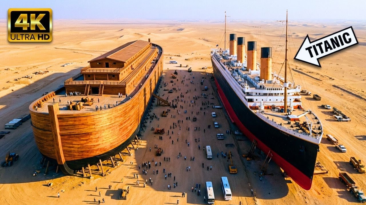 A ARCA DE NOÉ ERA MAIOR QUE O TITANIC? — COMPARAÇÃO QUE VAI TE IMPRESSIONAR!