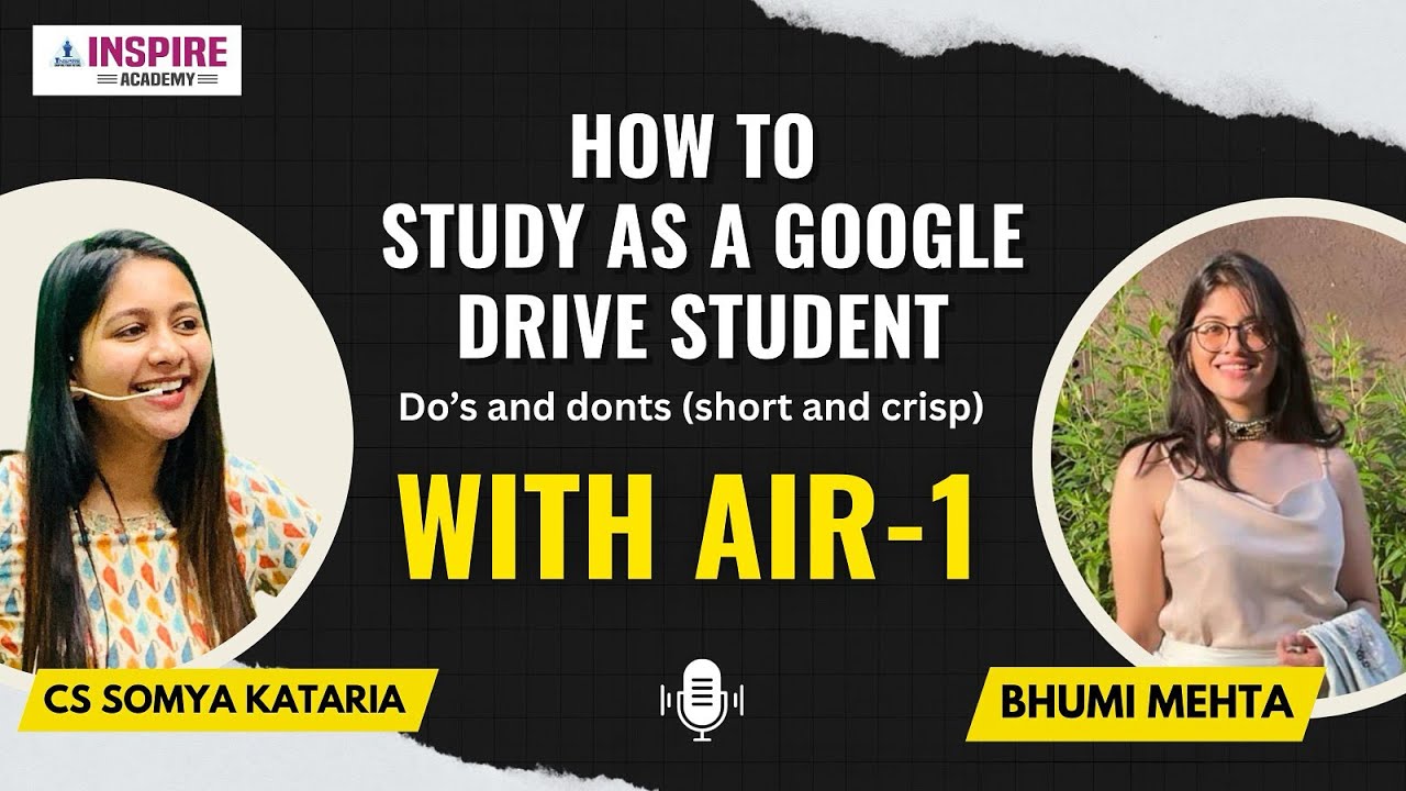 Bhumi Mehta (AIR-1) & CS Somya Kataria | Tips for online students | CS Somya Kataria