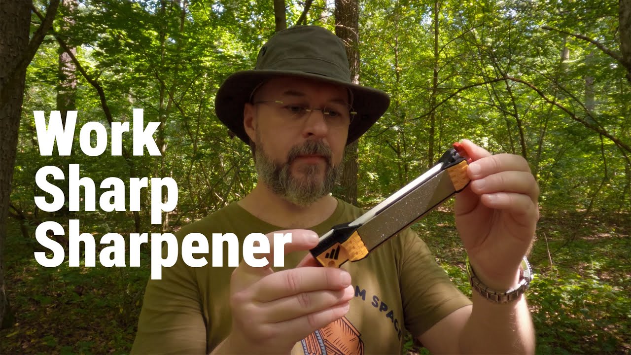 Заточка мачете в полевых условиях карманной точилкой Work Sharp Guided Field Sharpener.