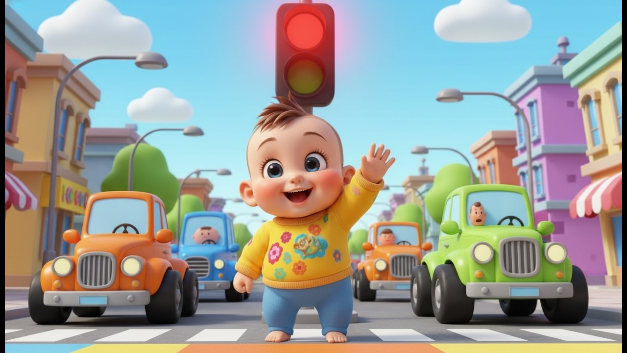 🎵 ¡Para! ¡Sigue! | canciones infantiles | Canción para niños, Juegos de Señales y Movimiento 🛑▶️