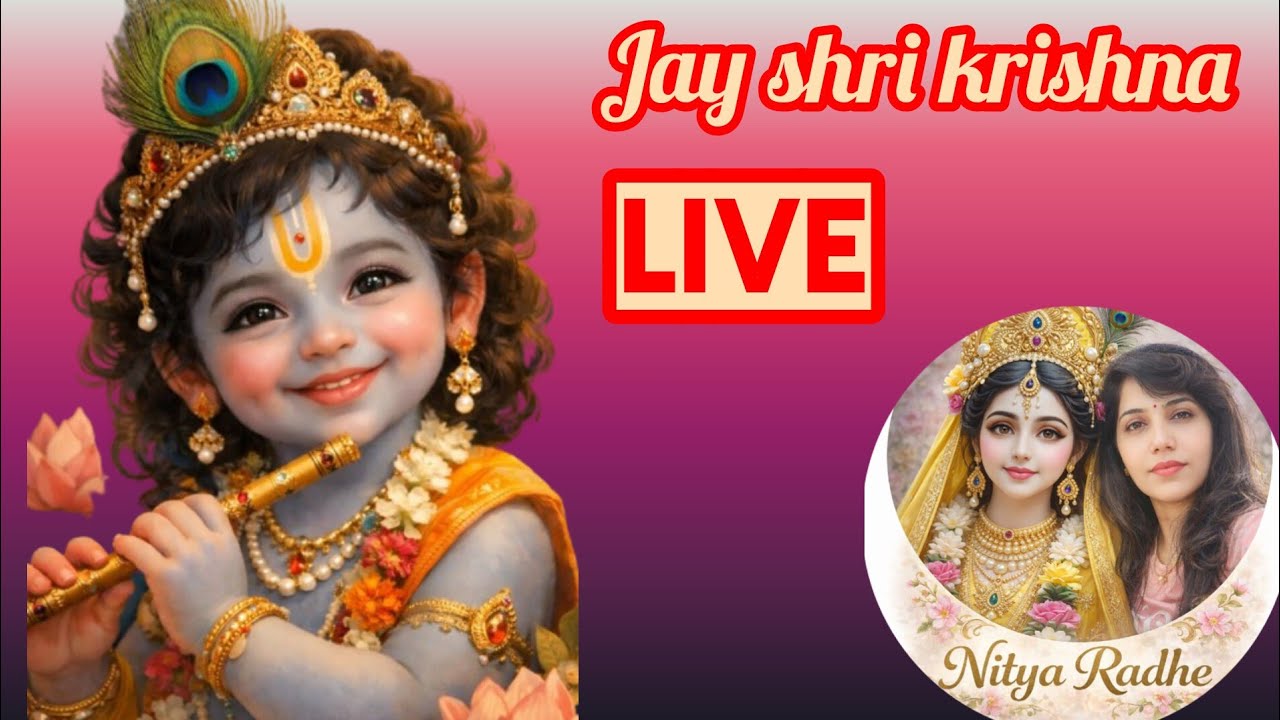 “जय श्री राधे परिवार! आप सभी का इस लाइव में हार्दिक स्वागत है।” ✨