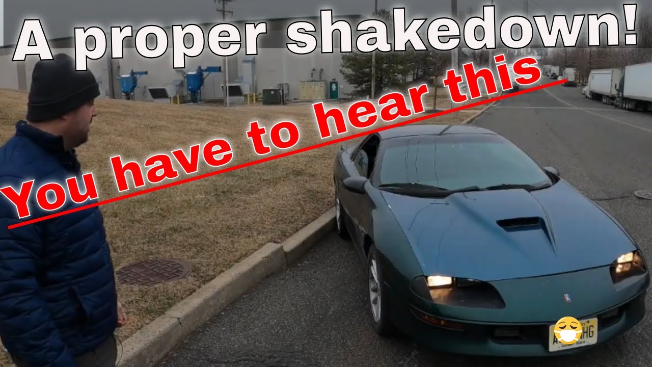 1994 LT1 Camaro performance camshaft swap Long tube headers test drive 4th gen f body pov cam sound