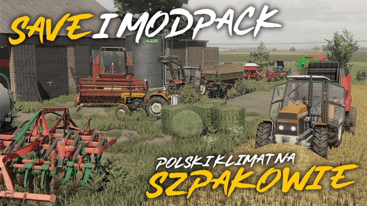 POLSKI SAVE I MODPACK 🔥Szpakowo DOWNLOAD🔥☆Mega Klimat 🤯FS22🟡 OZI