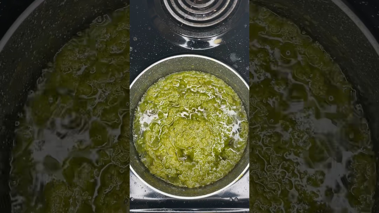 Green Pepper Sauce / Green Shito #easyrecipe #shortsvideo #westafricanfood #simplerecipes #ghanafood