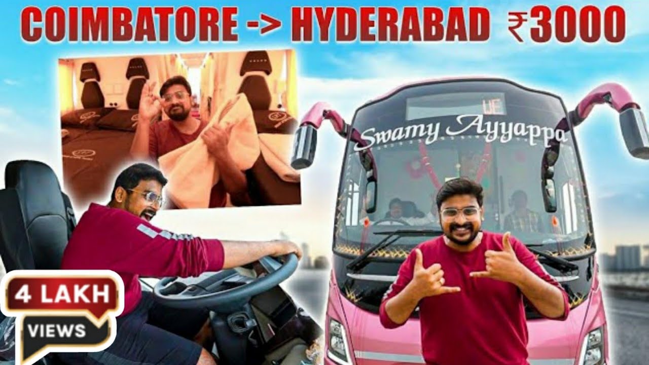 ₹2 CRORE SLEEPER BUS🤑 INDIA’S 1ST VOLVO 9600 PREMIUM LUXURY BUS 🔥 BUS REVIEWS😍SWAMY AYYAPPA TRAVELS