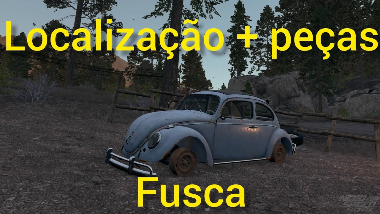LOCALIZAÇÃO + PEÇAS DO FUSCA ABANDONADO 