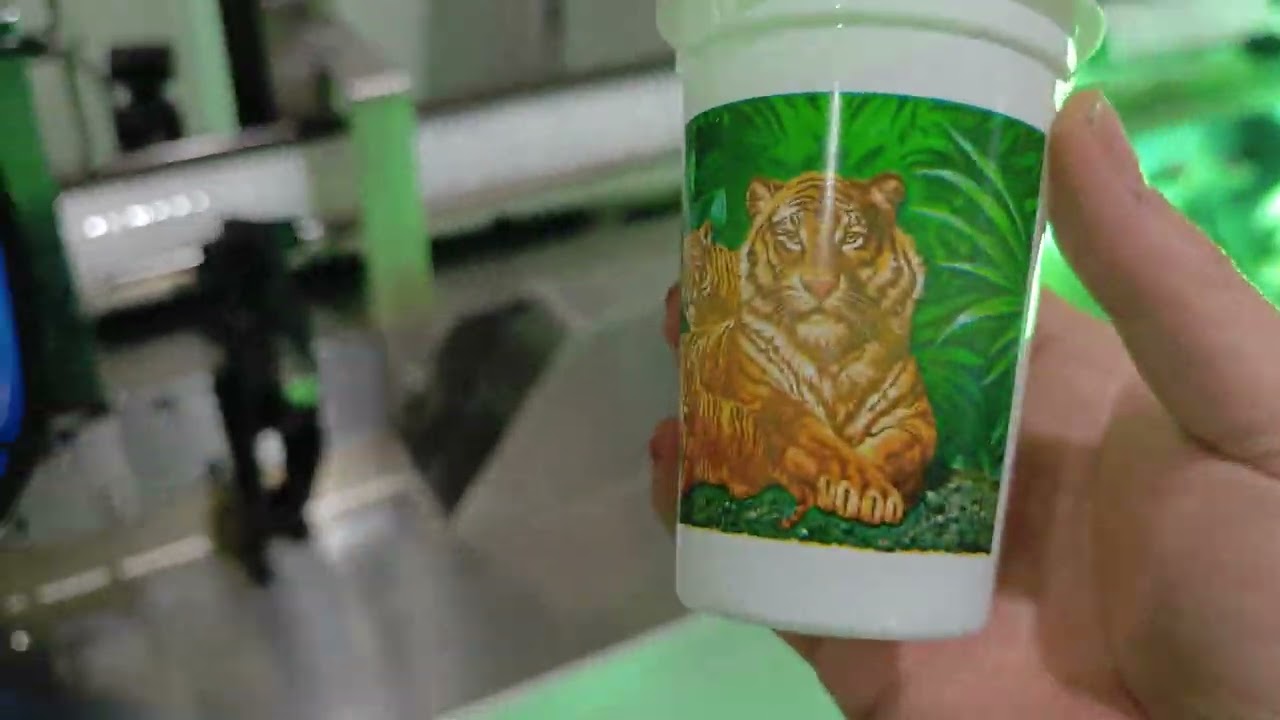 آلة طباعة منحنية - معدات طباعة أكواب احترافية للاستخدام مرة واحدة