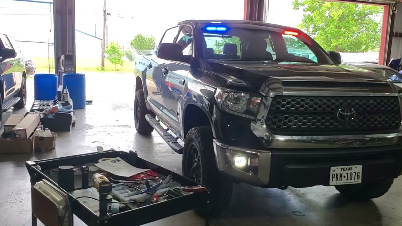 2021 Tundra Feniex Police Lights by EFS Houston Emergency Fleet Service