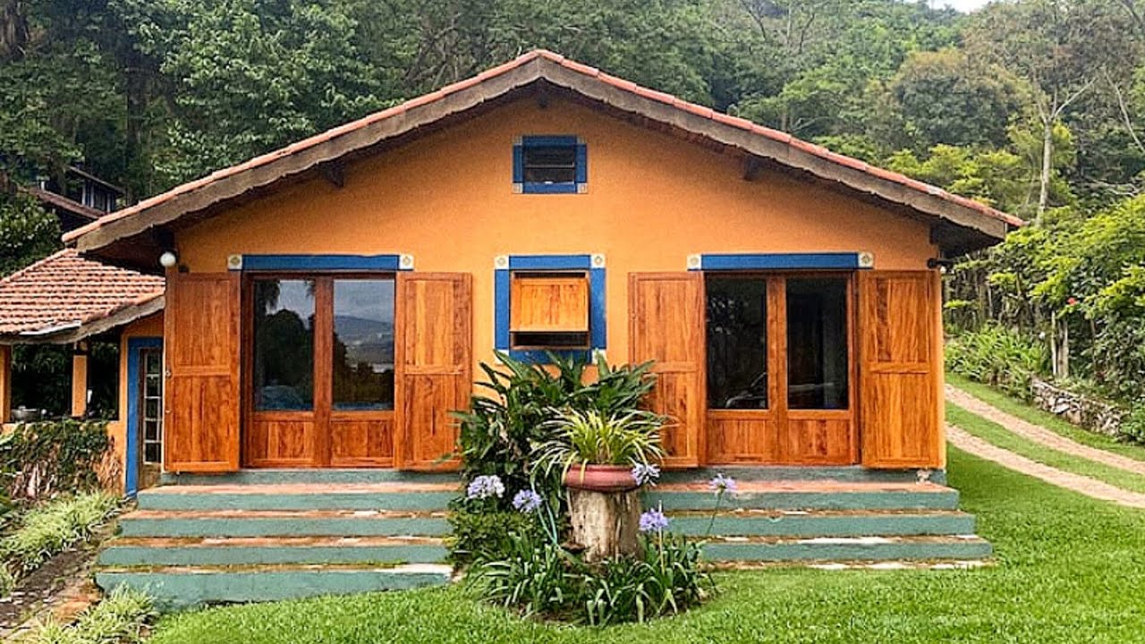 Casa aconchegante, decoração rústica com vista panorâmica Serra da Mantiqueira #rustic #casadecampo