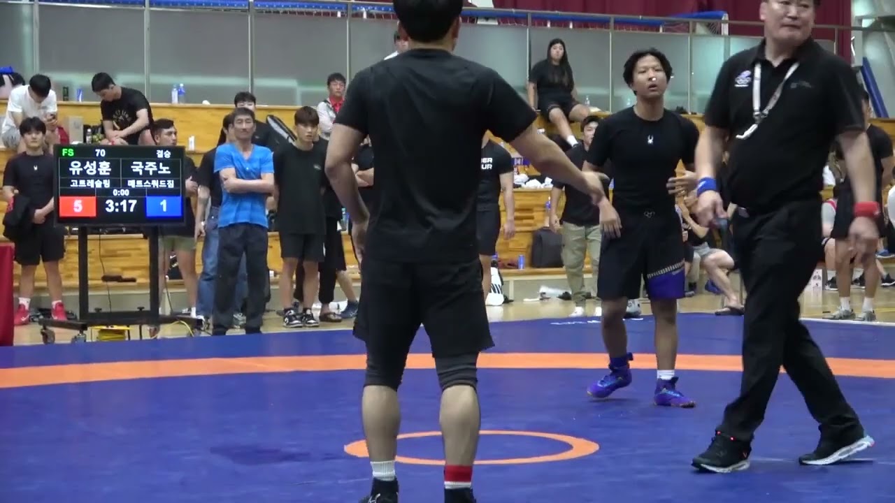 🥇2023 유성훈 ( 고트레슬링 ) 천안시장배 생활체육레슬링대회 ( 결승 )