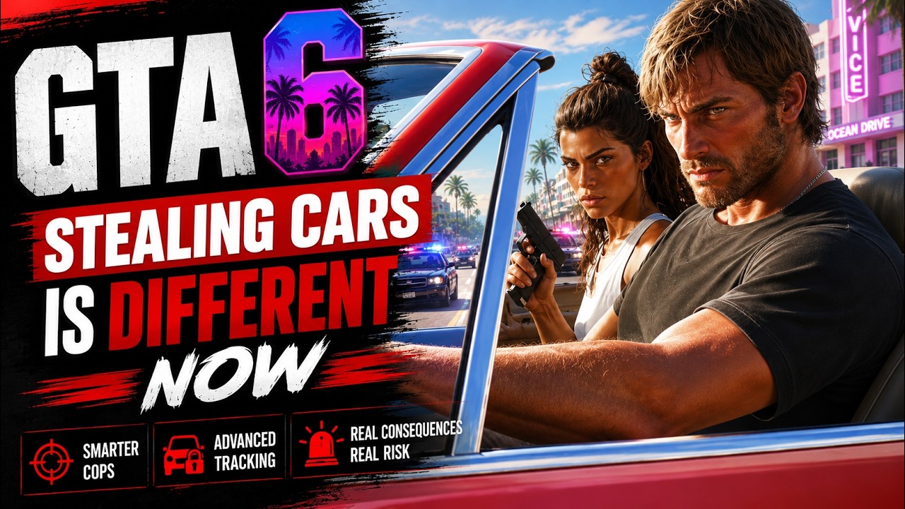 GTA 6 Changed How You Steal Cars - You Can Get TRACKED!