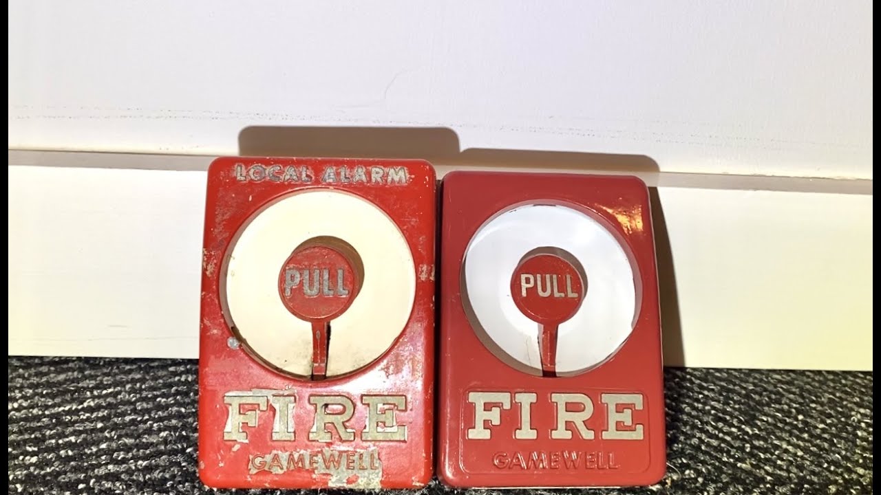 Comparing two different Gamewell Century pull stations