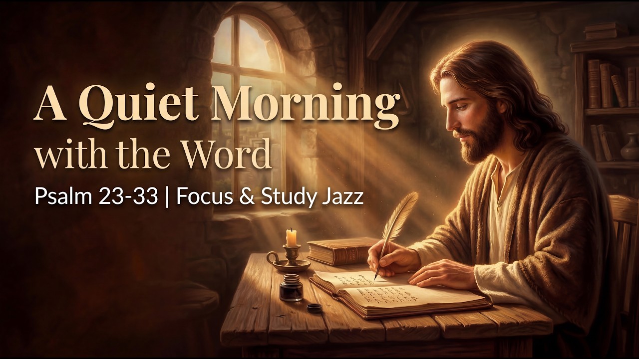 A Quiet Morning with the Word 🙏 Scripture Jazz for Study & Deep Sleep (Psalm Series)