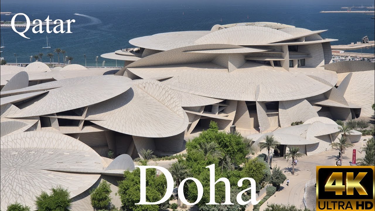 Exploring National Museum of Qatar in Doha, Qatar I 4k