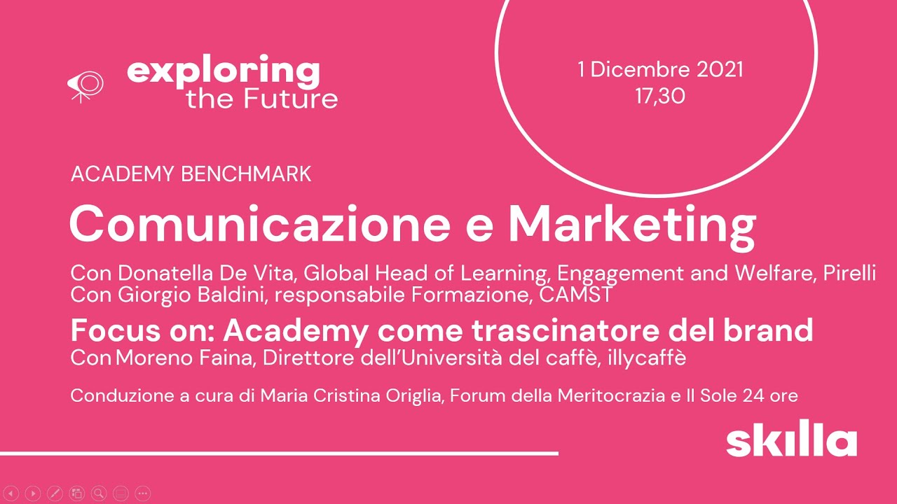 Academy Benchmark: comunicazione e marketing