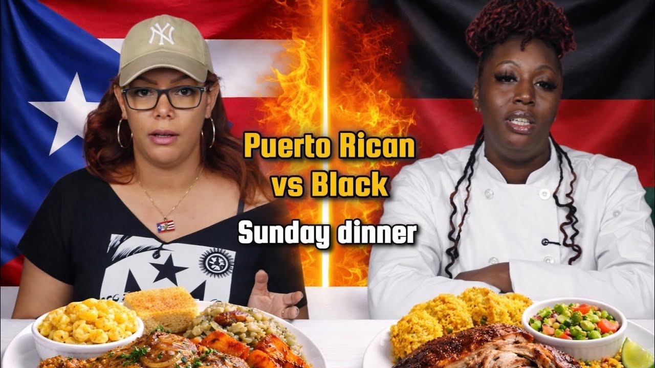 Puerto Rican vs African American: We Try Each Others Sunday Dinner