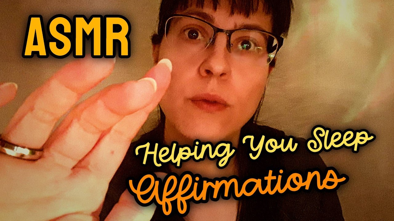 Safe Bubble ASMR | Helping You Sleep With Affirmations + Gentle Hand Movements | Looped With Rain