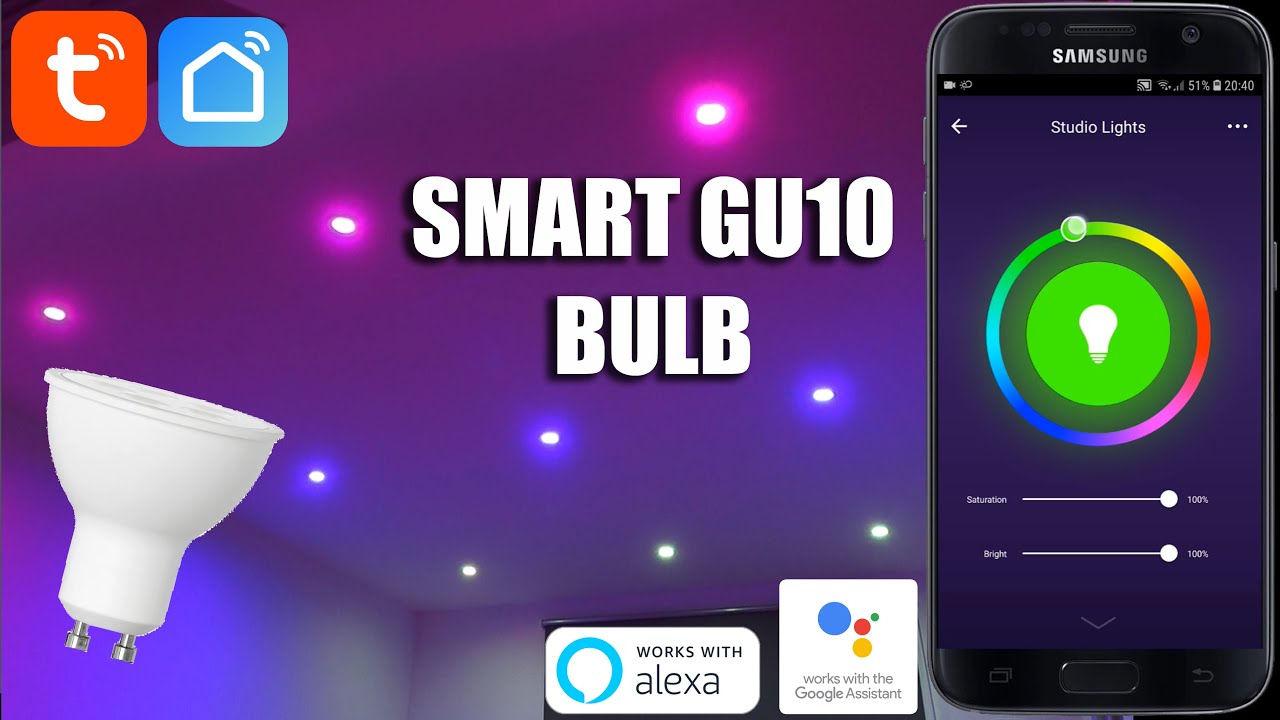 GU10 WiFi SMART BULB by Lohas Unboxing and Complete Setup for Beginners