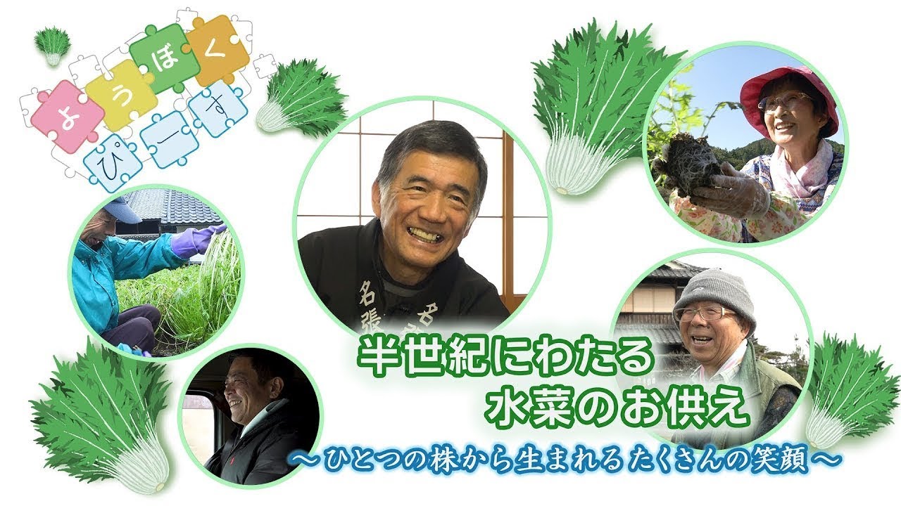 「半世紀にわたる水菜のお供え―ひとつの株から生まれるたくさんの笑顔―」『ようぼくぴーす（5)』（2019年3月20日）
