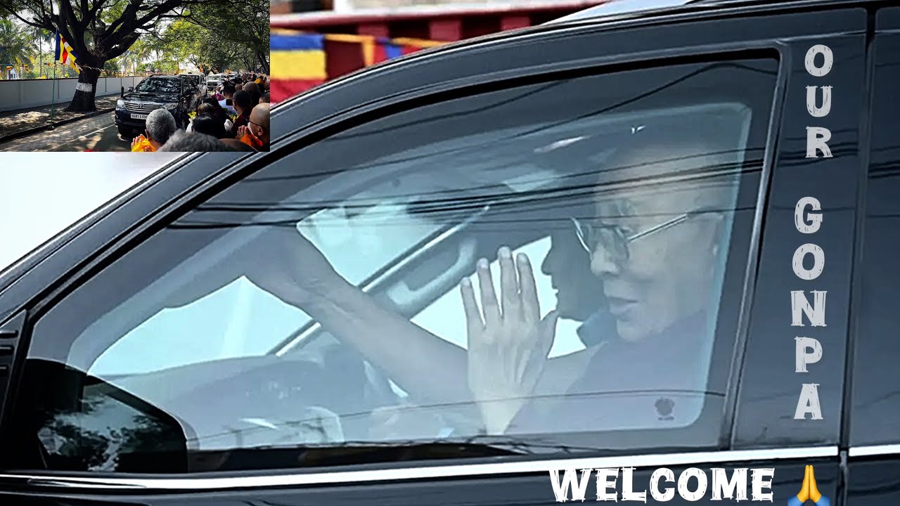 WELCOME HIS HOLINESS DALAI LAMA IN OUR MONASTERY 🙏 | MUNDGOD 