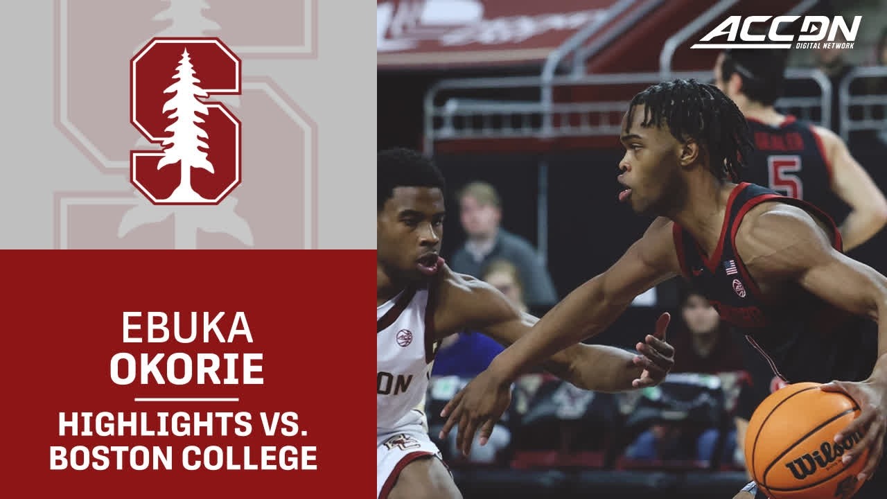 Stanford Guard Ebuka Okorie Highlights vs. Boston College
