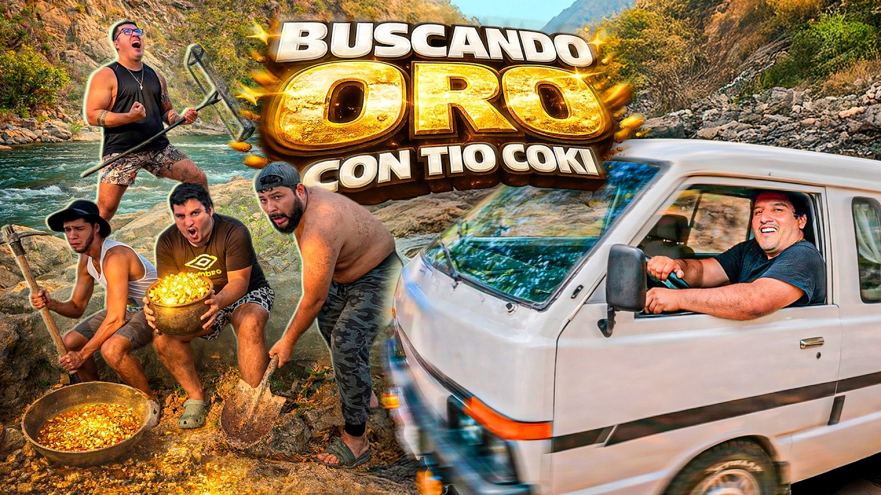 EN BUSCA DE ORO EN UN RIO CON TIO COKI | SALE MAL